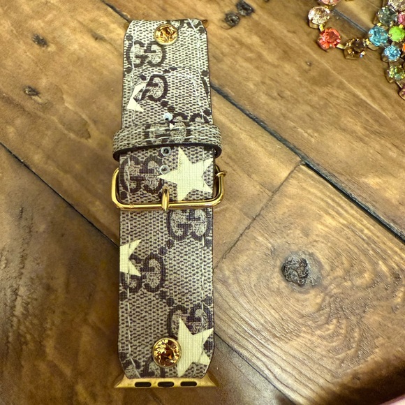 Spark’l Bands Authentic Upcycled Starlight GG Gucci Watch Band - Picture 1 of 3